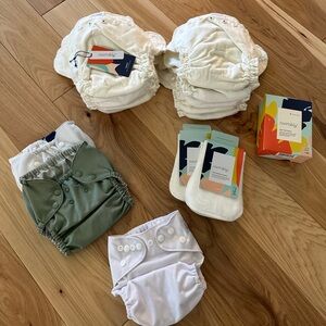 Esembly - Organic Cotton Cloth Diapers Set - size 2